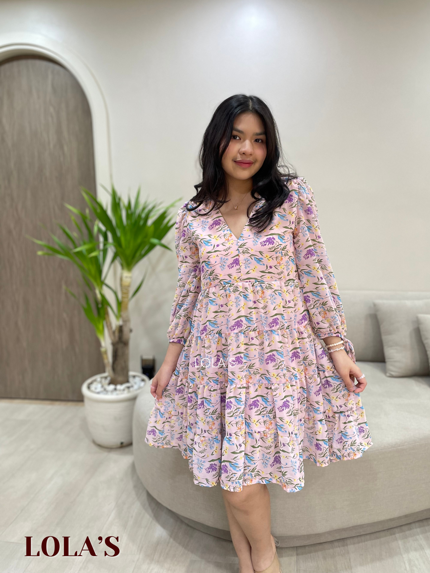 Diana Dress (Lavender Spring)