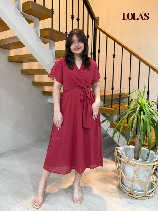 Glinda Dress (Raspberry)