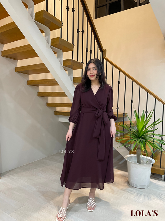 Paula Dress (Raisin)