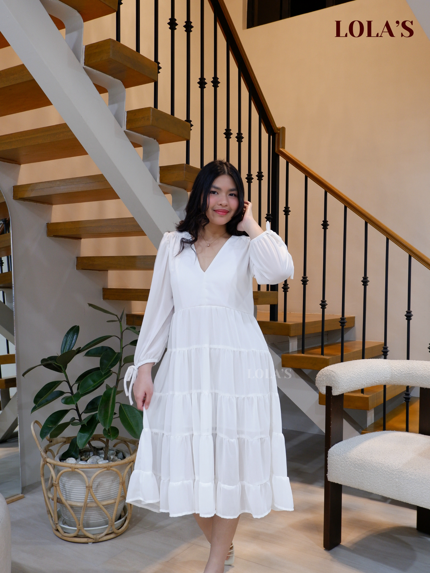 Anna Dress (White)