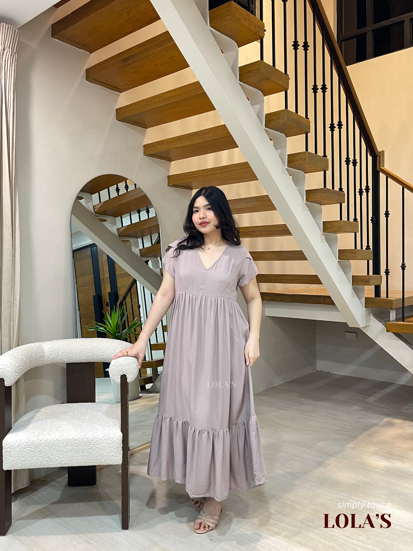 Jane Dress (Simply Taupe)