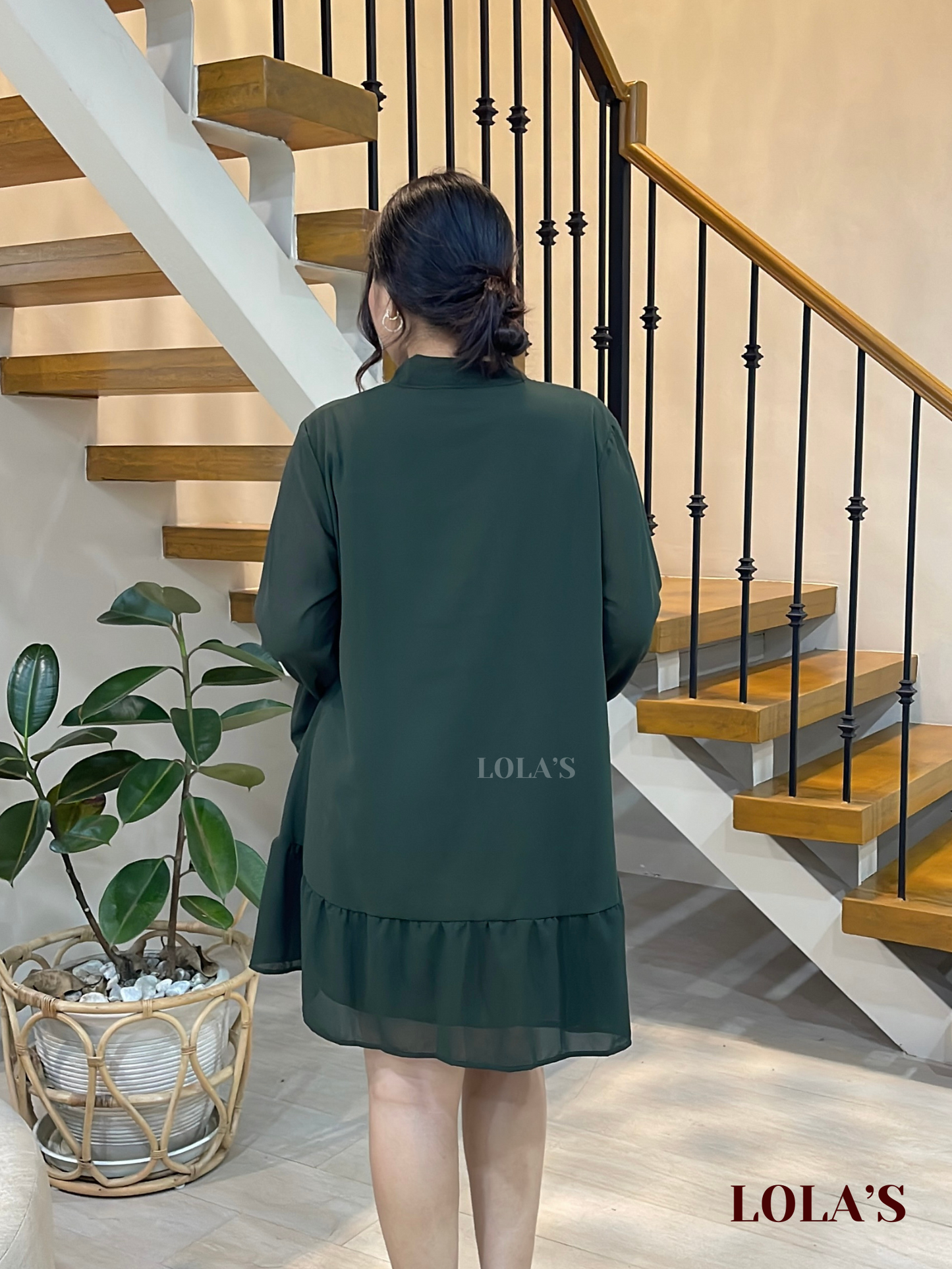 Daph Dress (Army Green)