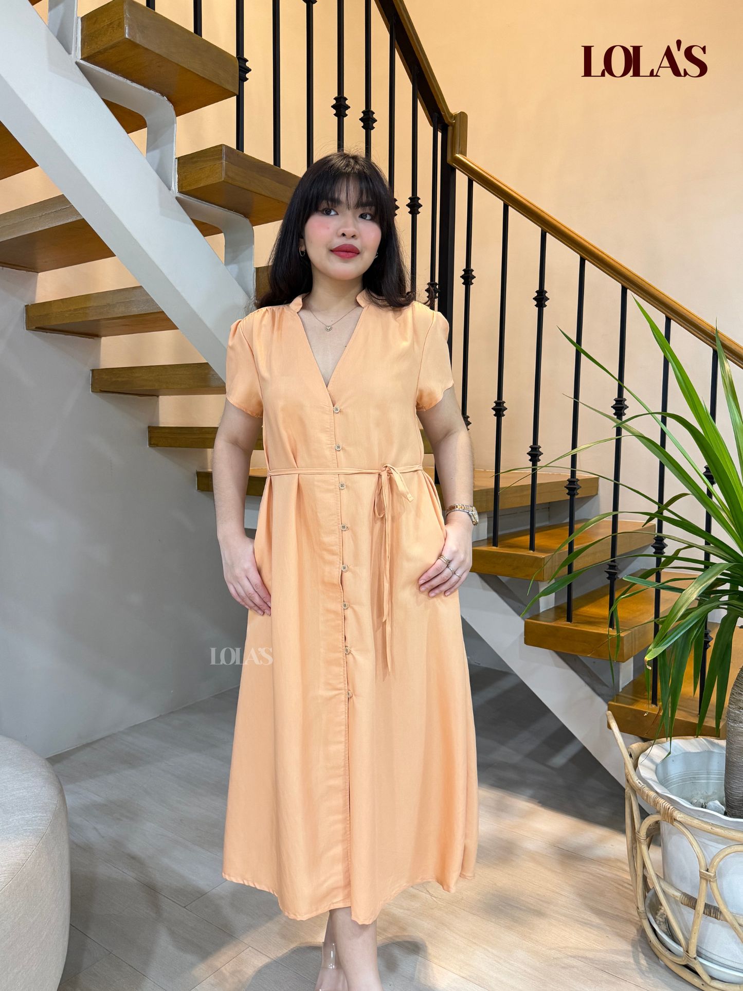 Kyle Dress (Apricot)