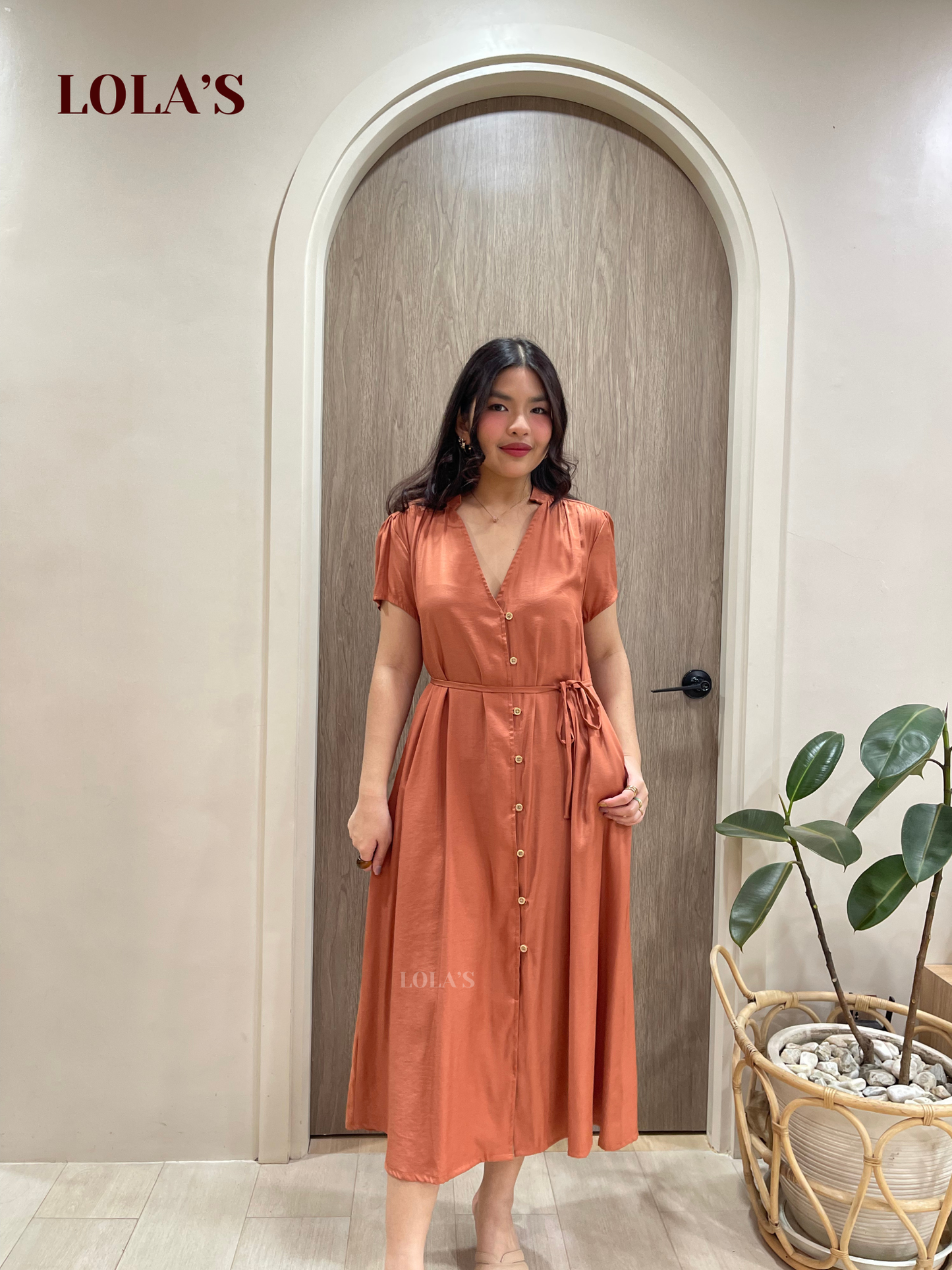 Kyle Dress (Rust)