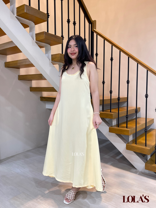 Miranda Dress (Pale Yellow)
