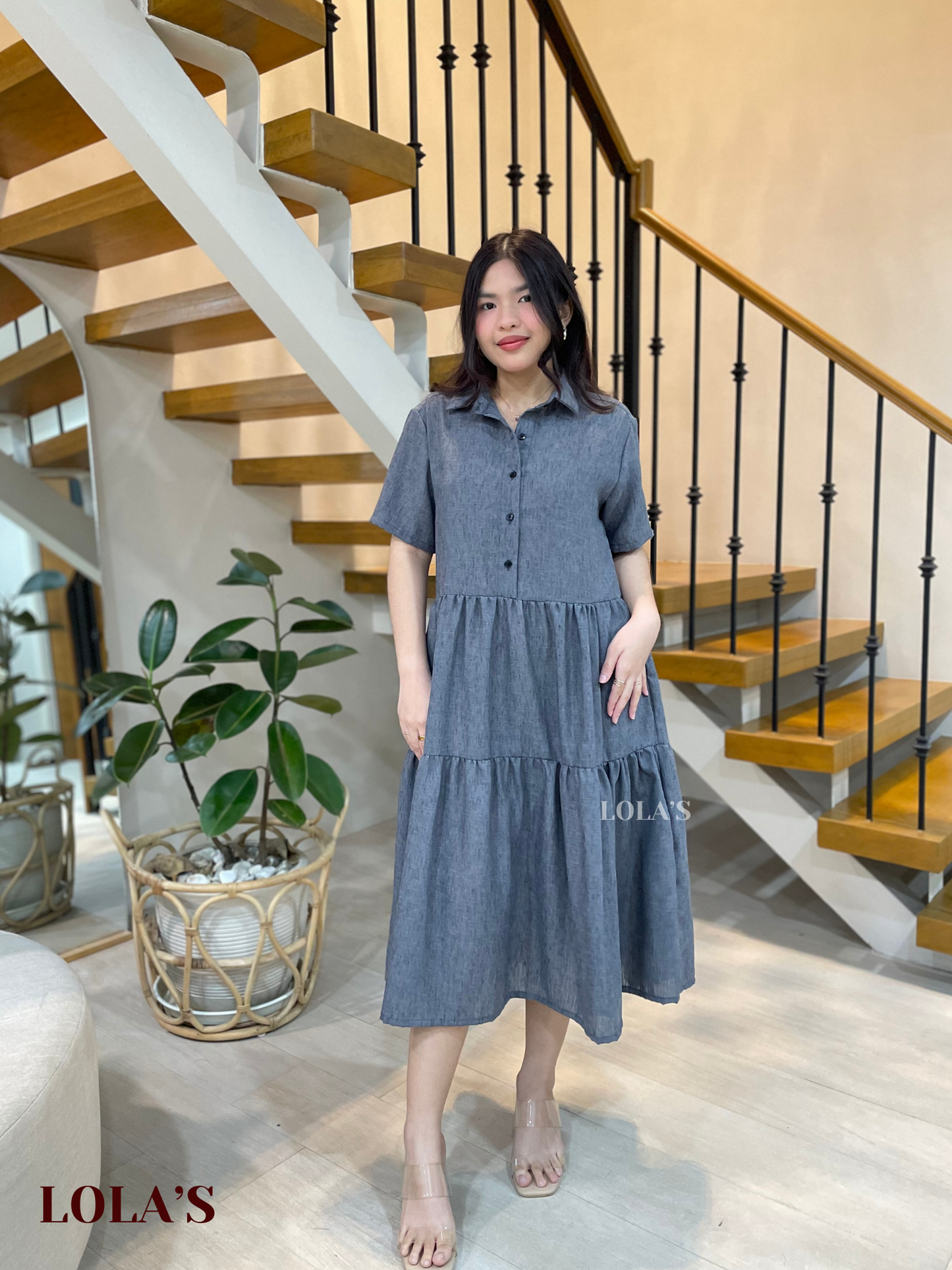 Emily Dress (Elegant Grey)