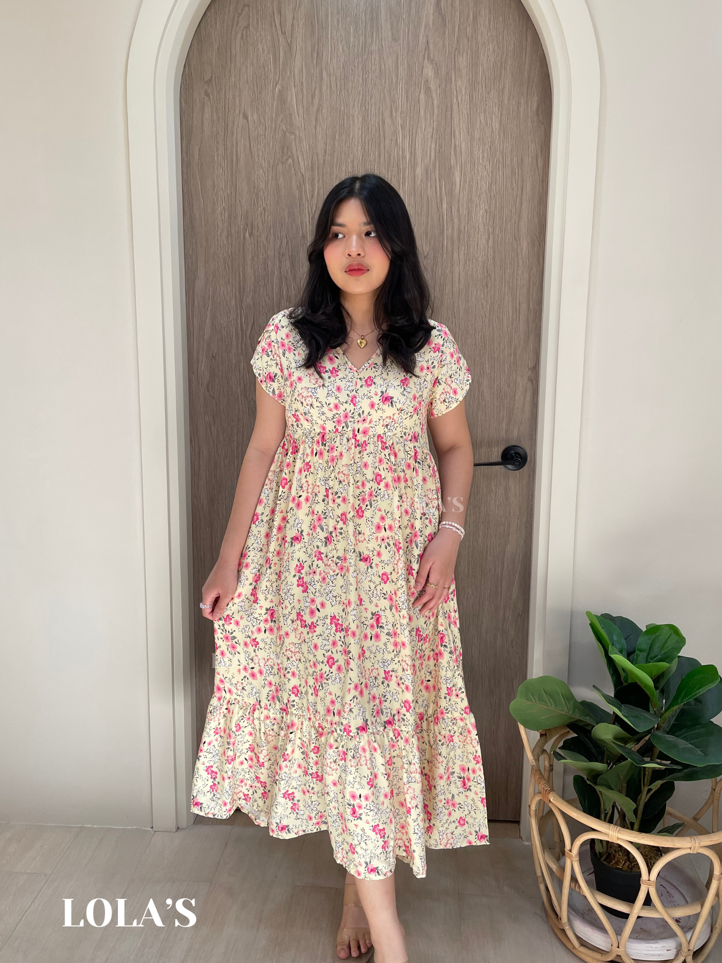 Jane Dress (Pink Blossom)