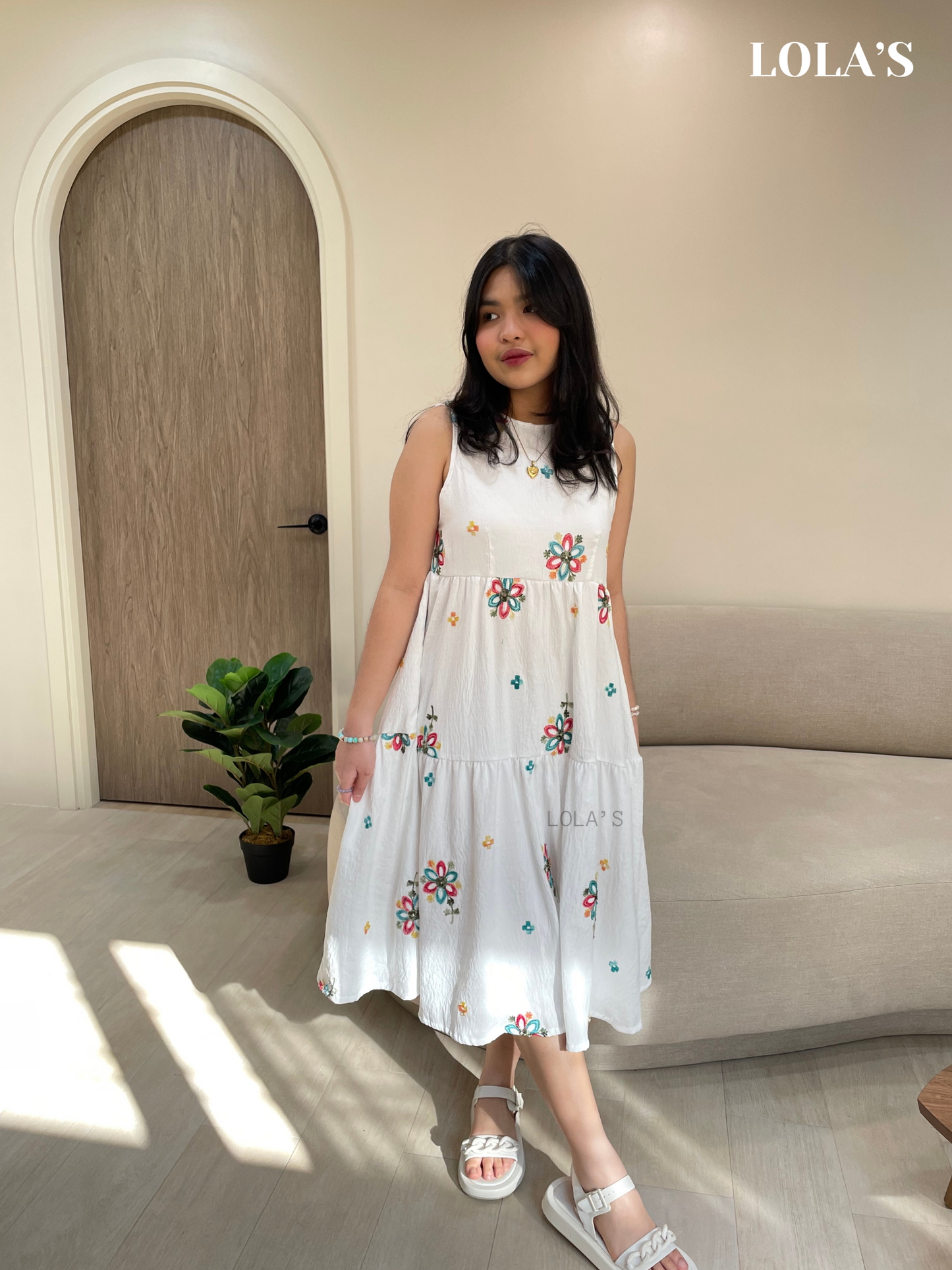 Miles Dress (White)