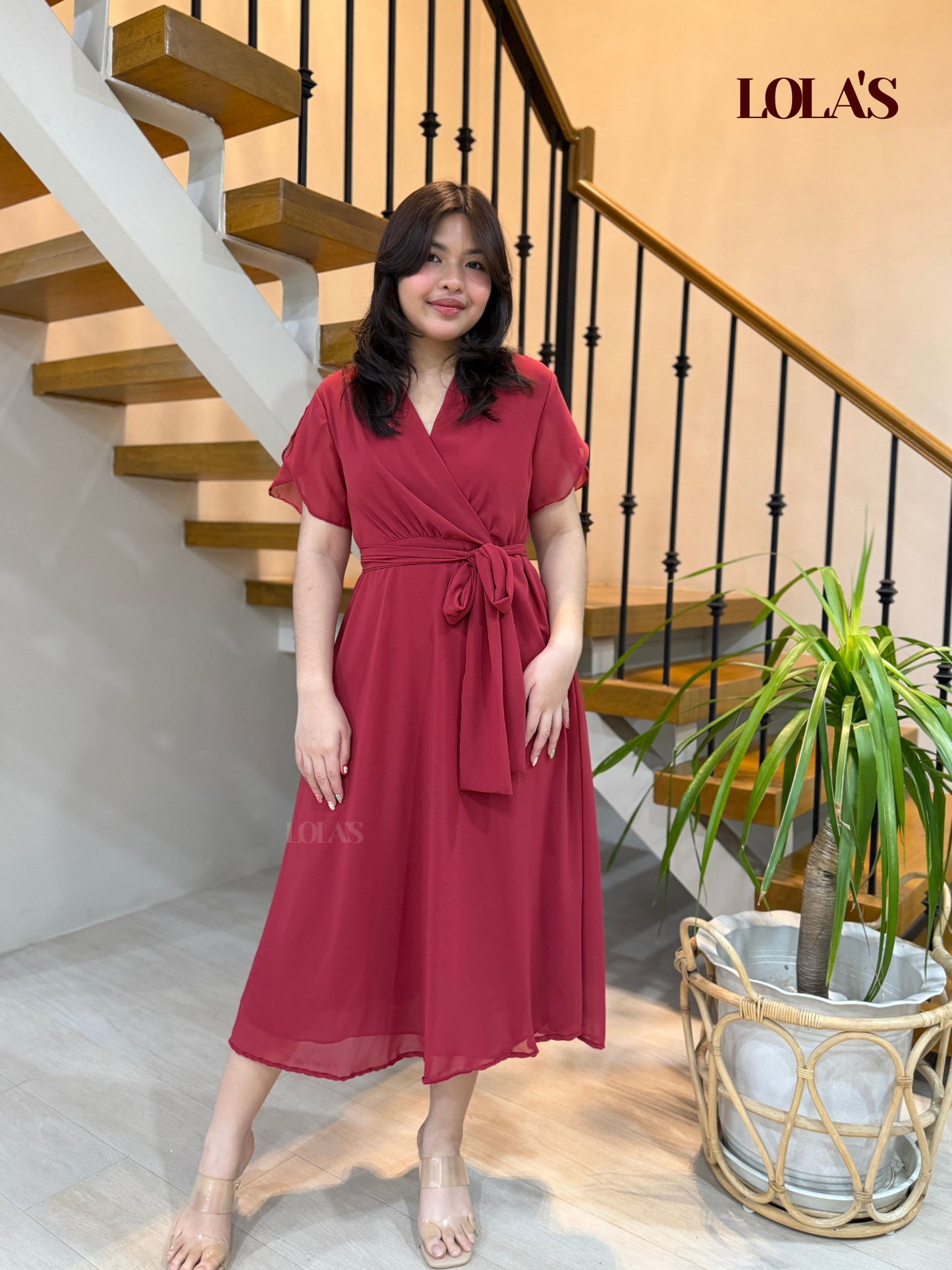 Glinda Dress (Raspberry)