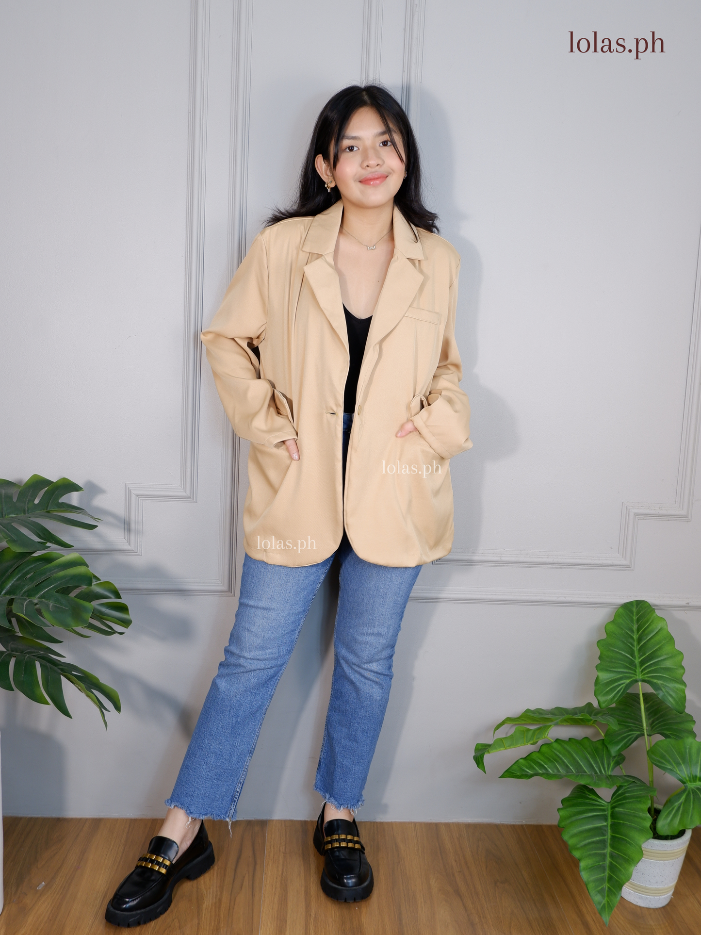 Rhys Oversized Blazer (Skin)