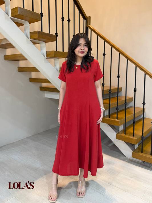 Kathleen Dress (Cherry)