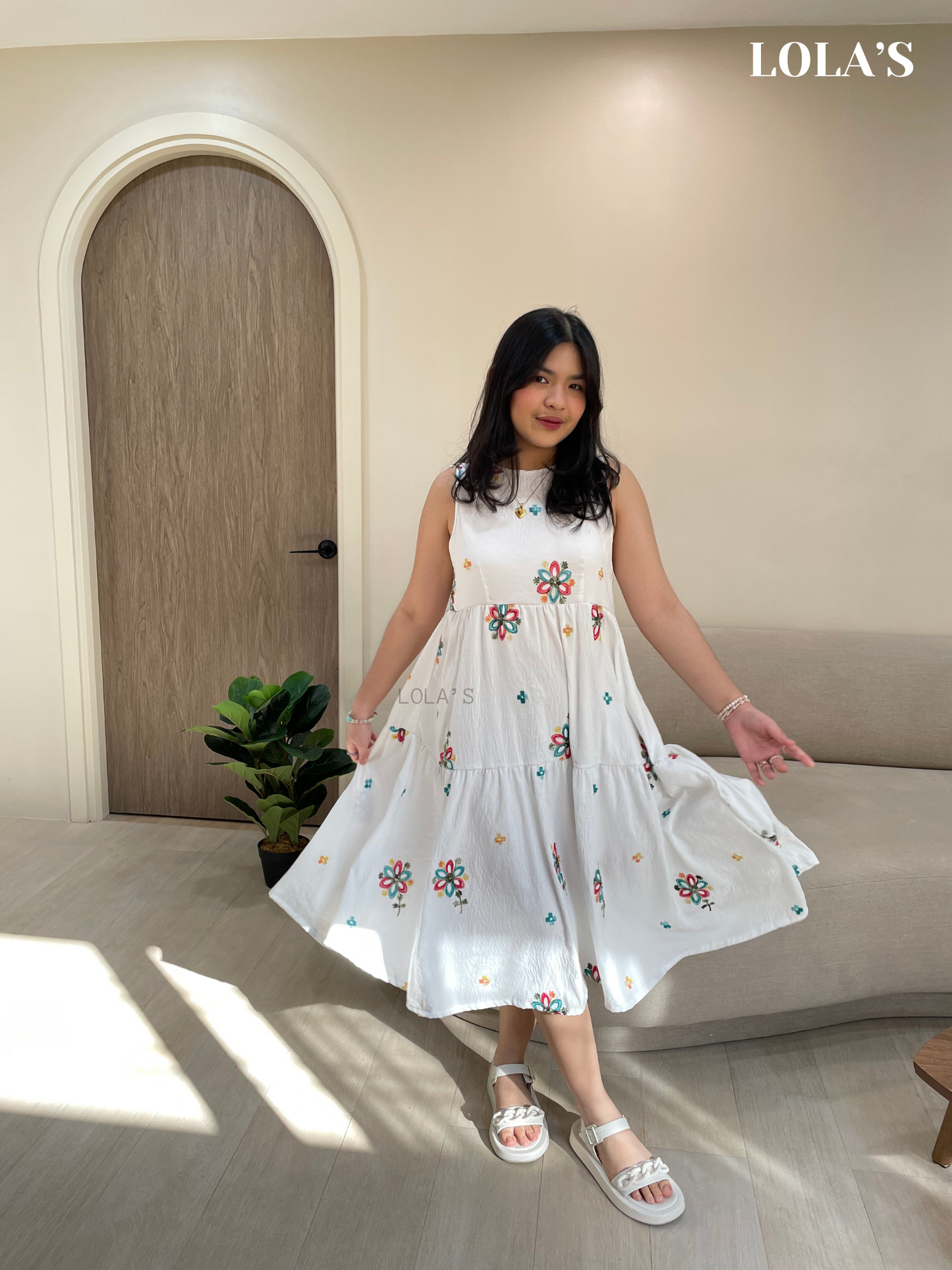 Miles Dress (White)