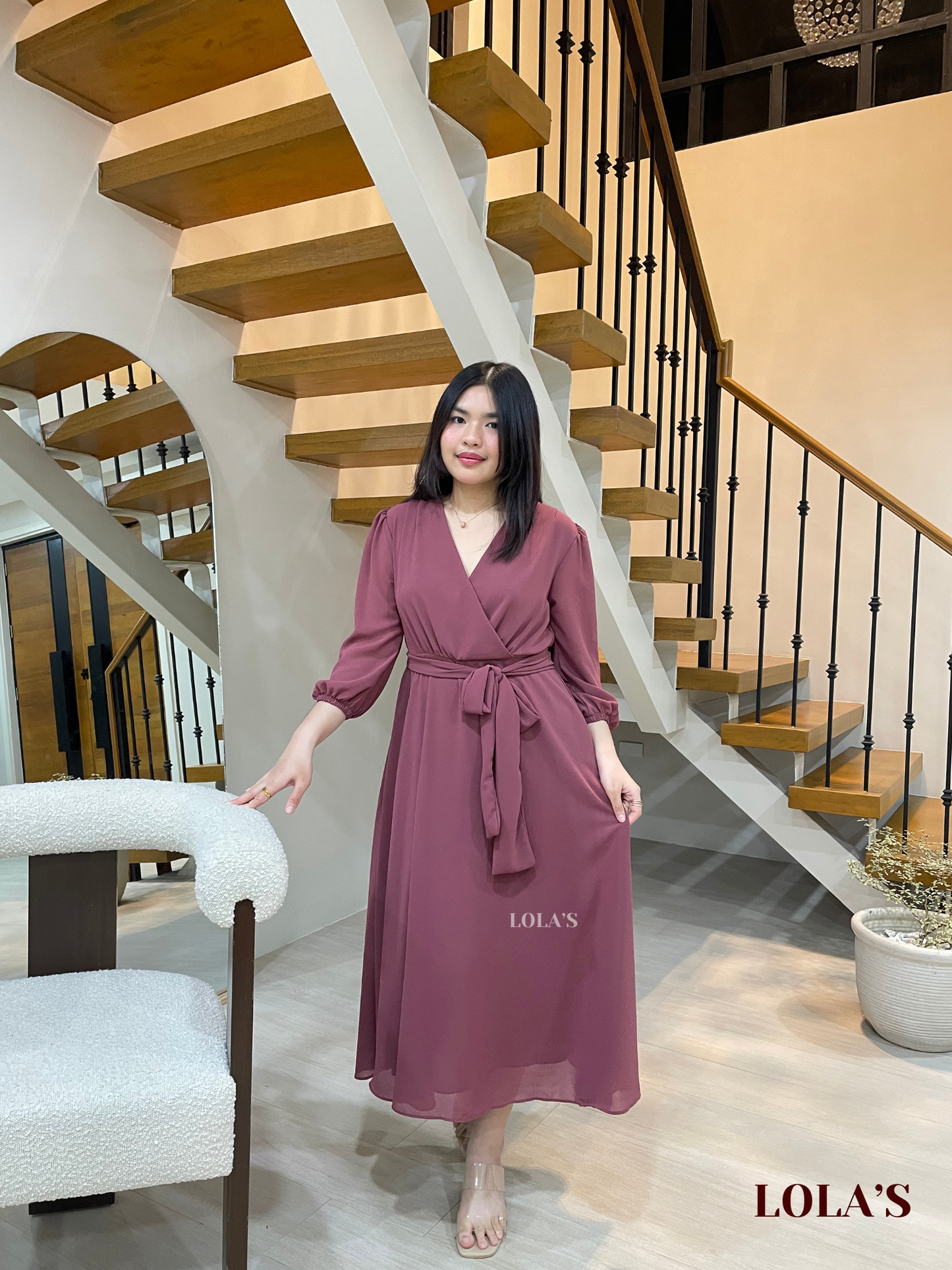 Paula Dress (Plum)