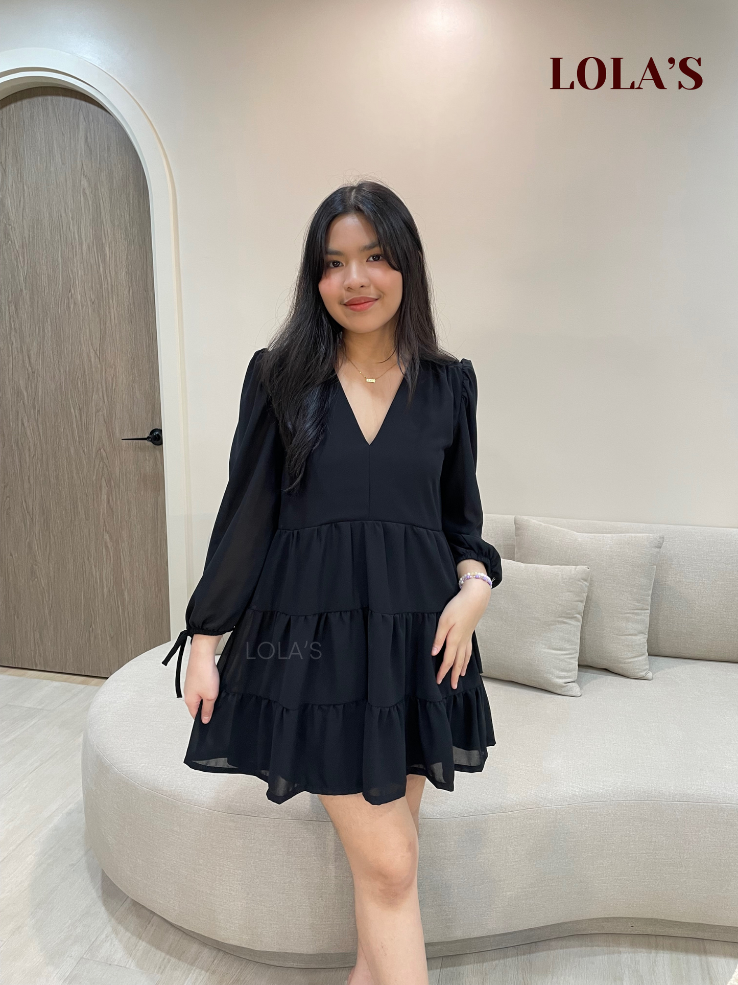 Monina Dress (Black)