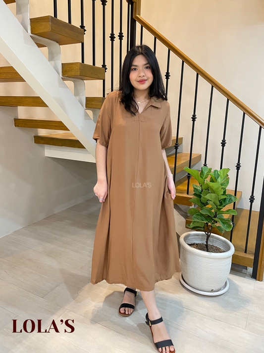Camille Dress (Brown)