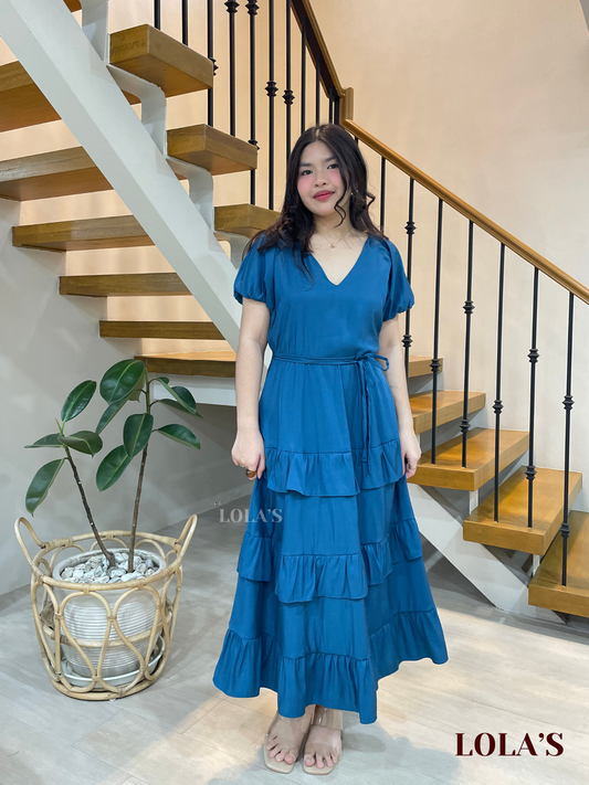 Melai Dress (Blue Green)