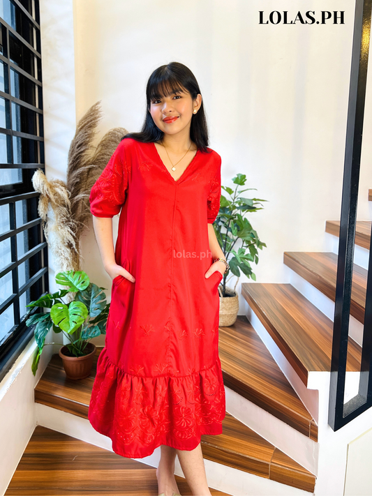 Priscilla Dress (Red)