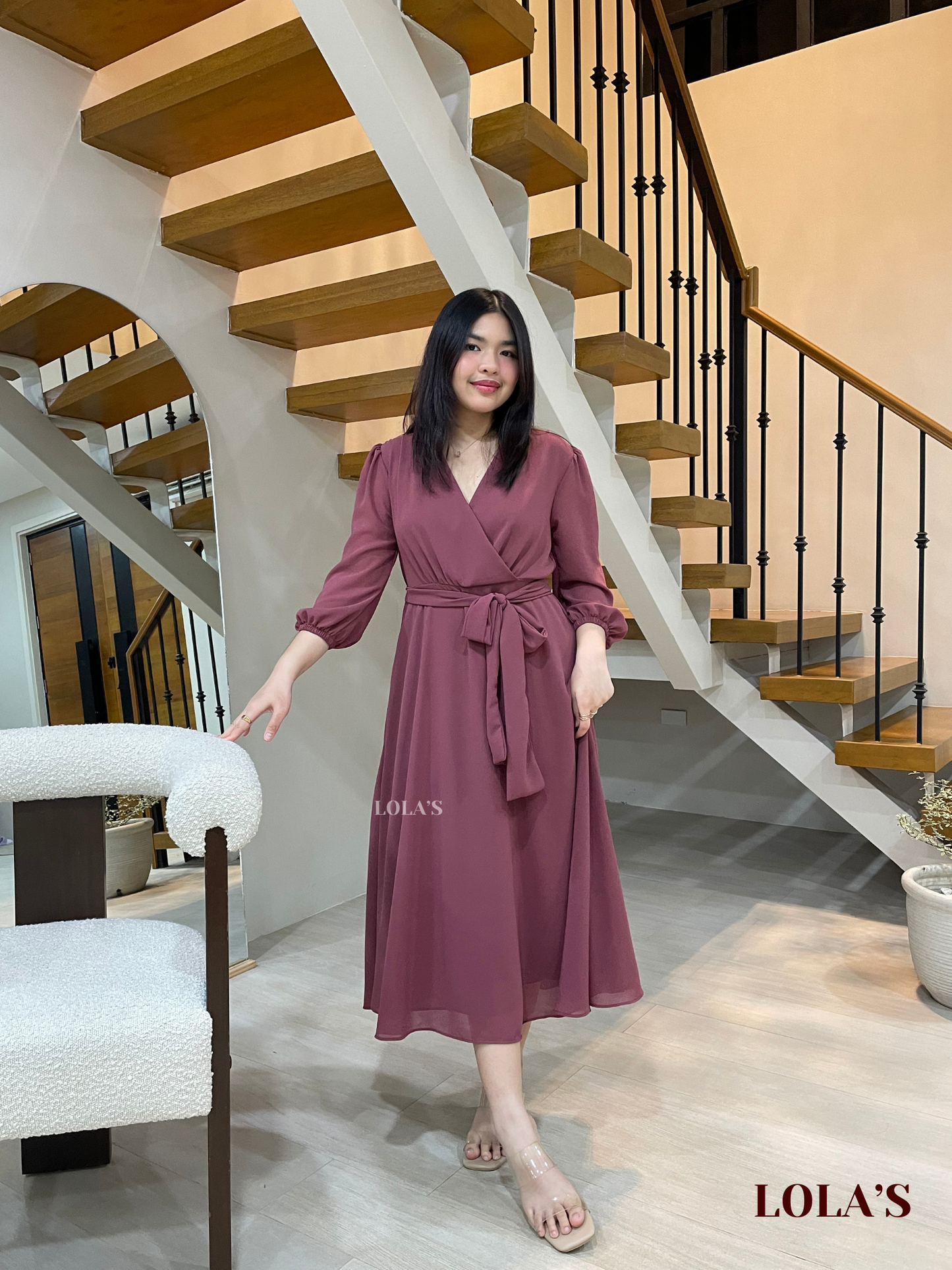 Paula Dress (Plum)
