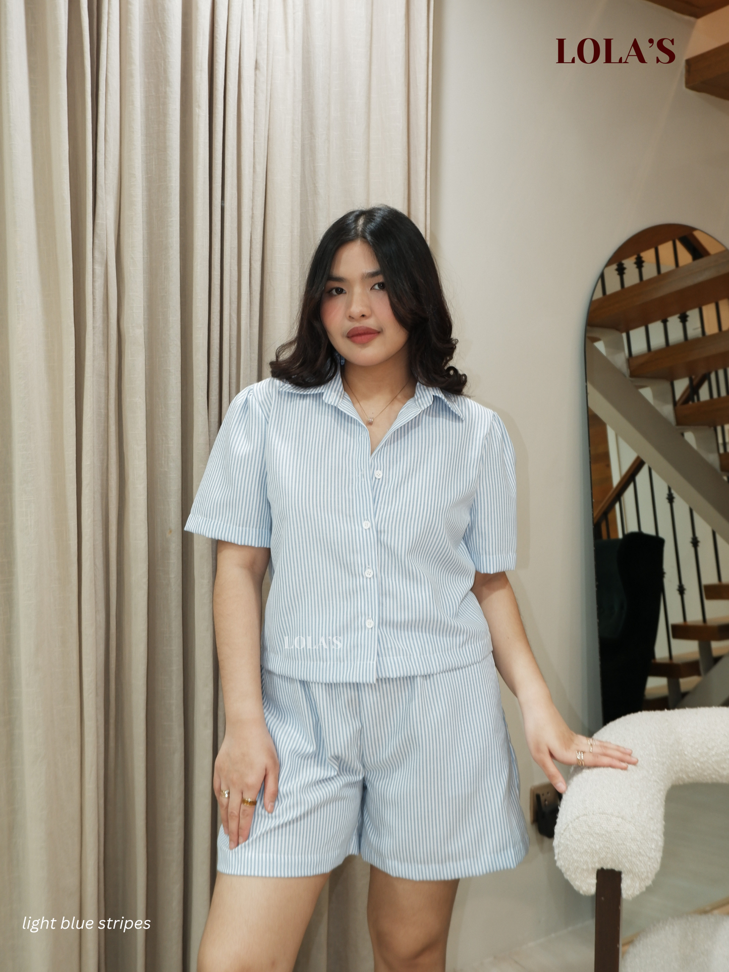 Dani Coords (Light Blue Stripes)