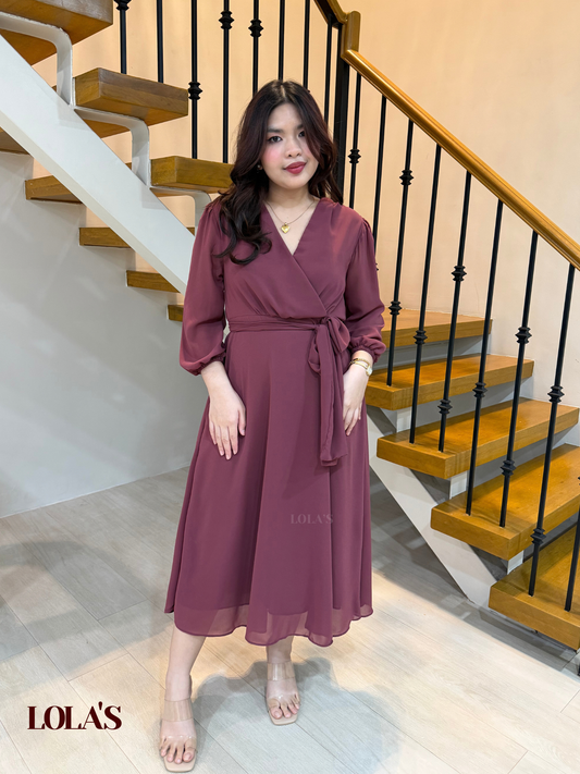 Paula Dress (Mauve)