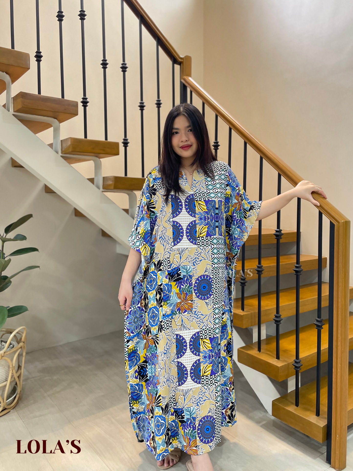 Donya Dress (Morocco Blue)