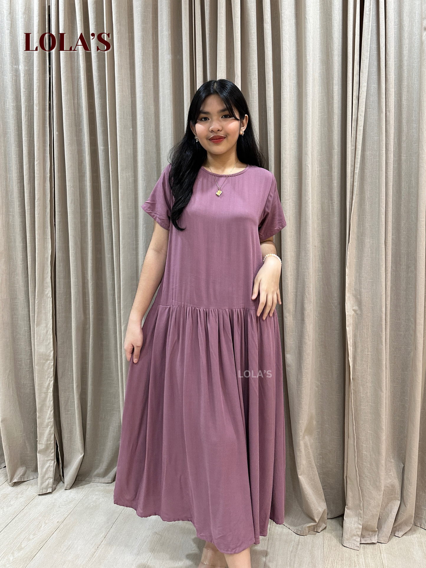 Mina Dress (Mauve)