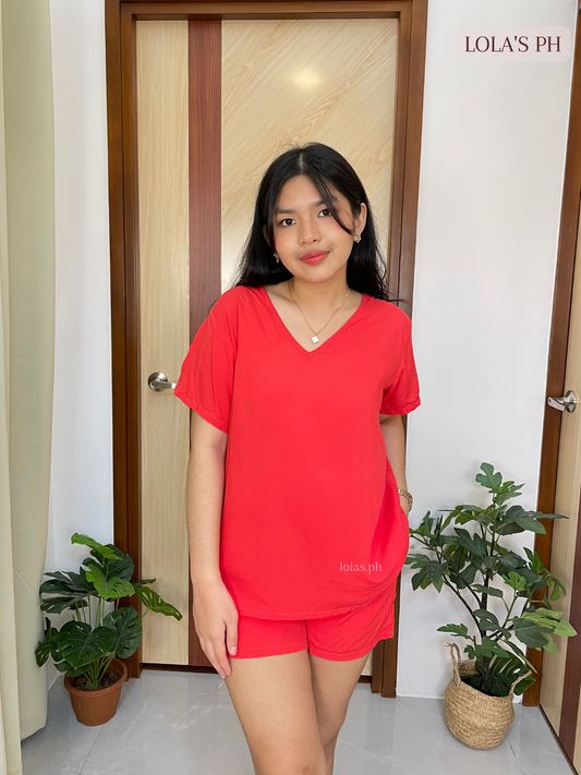 Terno | Loungewear Coordinates (Scarlet)