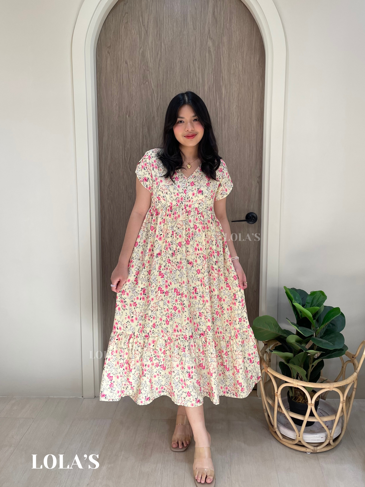 Jane Dress (Pink Blossom)