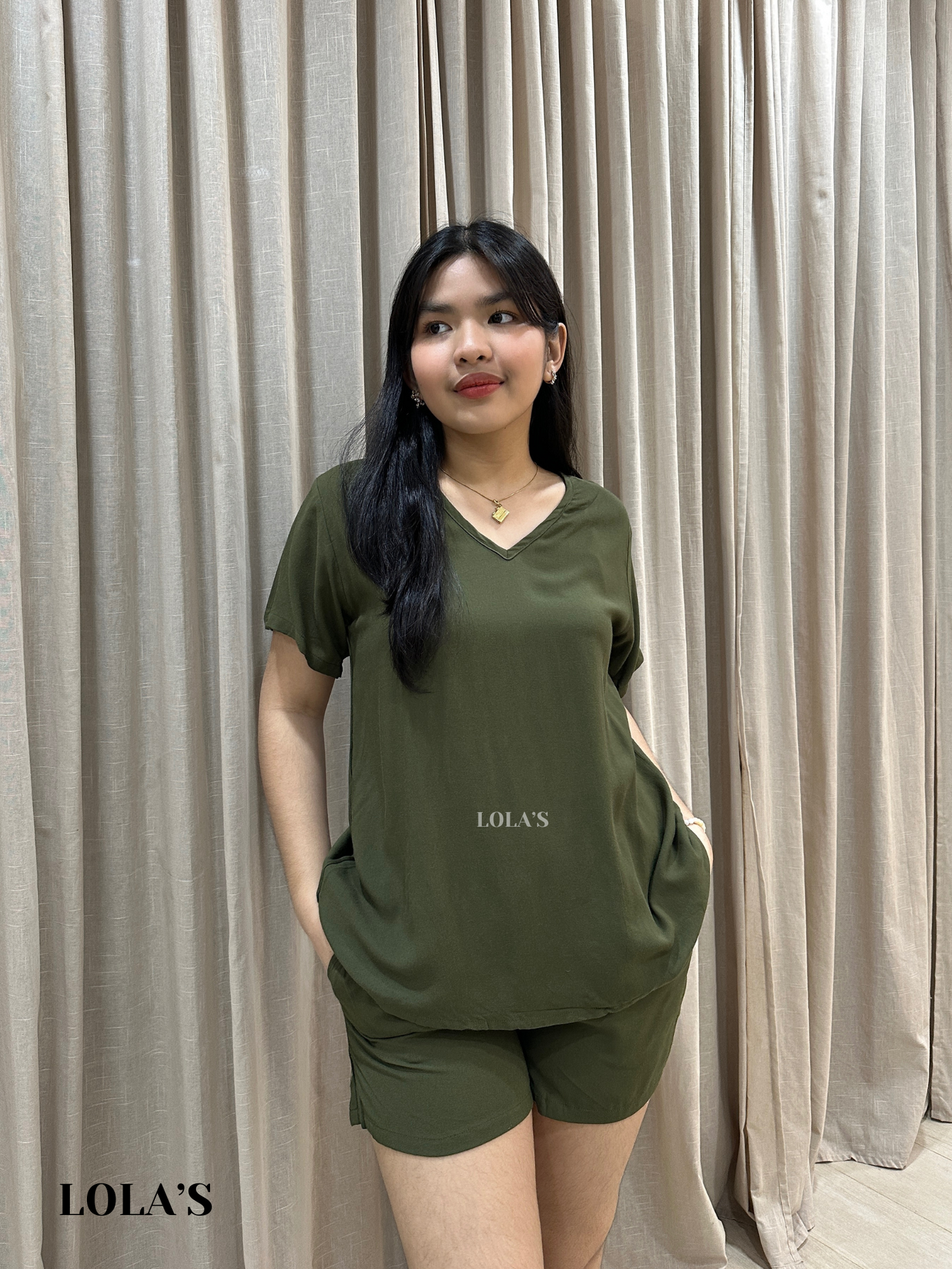Terno | Loungewear Coordinates (Army Green)