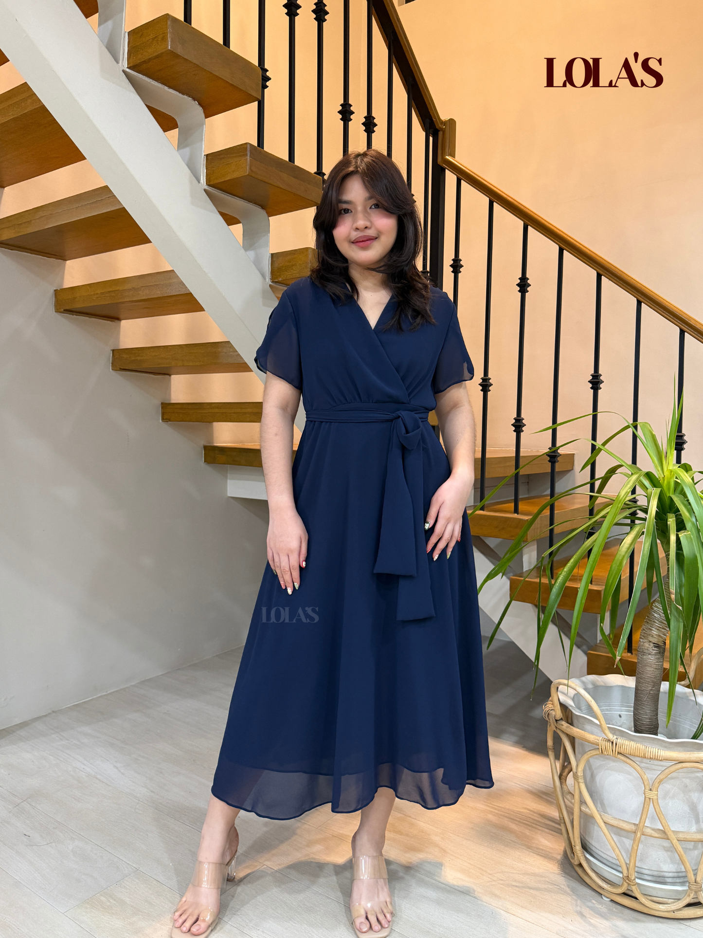 Glinda Dress (Navy Blue)