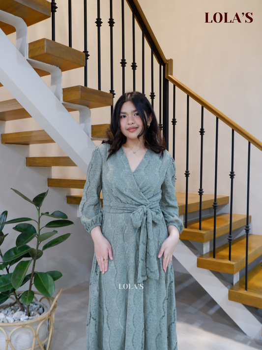 Paula Dress (Sage Lace)