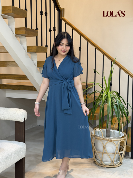 Glinda Dress (Blue Green)