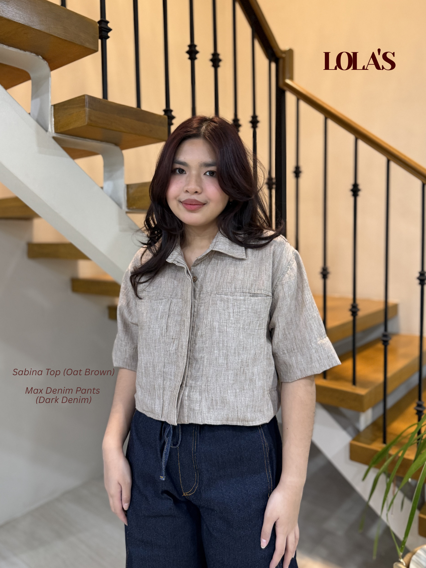 Sabina Top (Oat Brown)