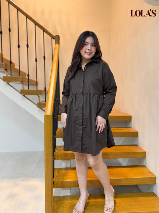 Eleanor Dress (Chocolate)