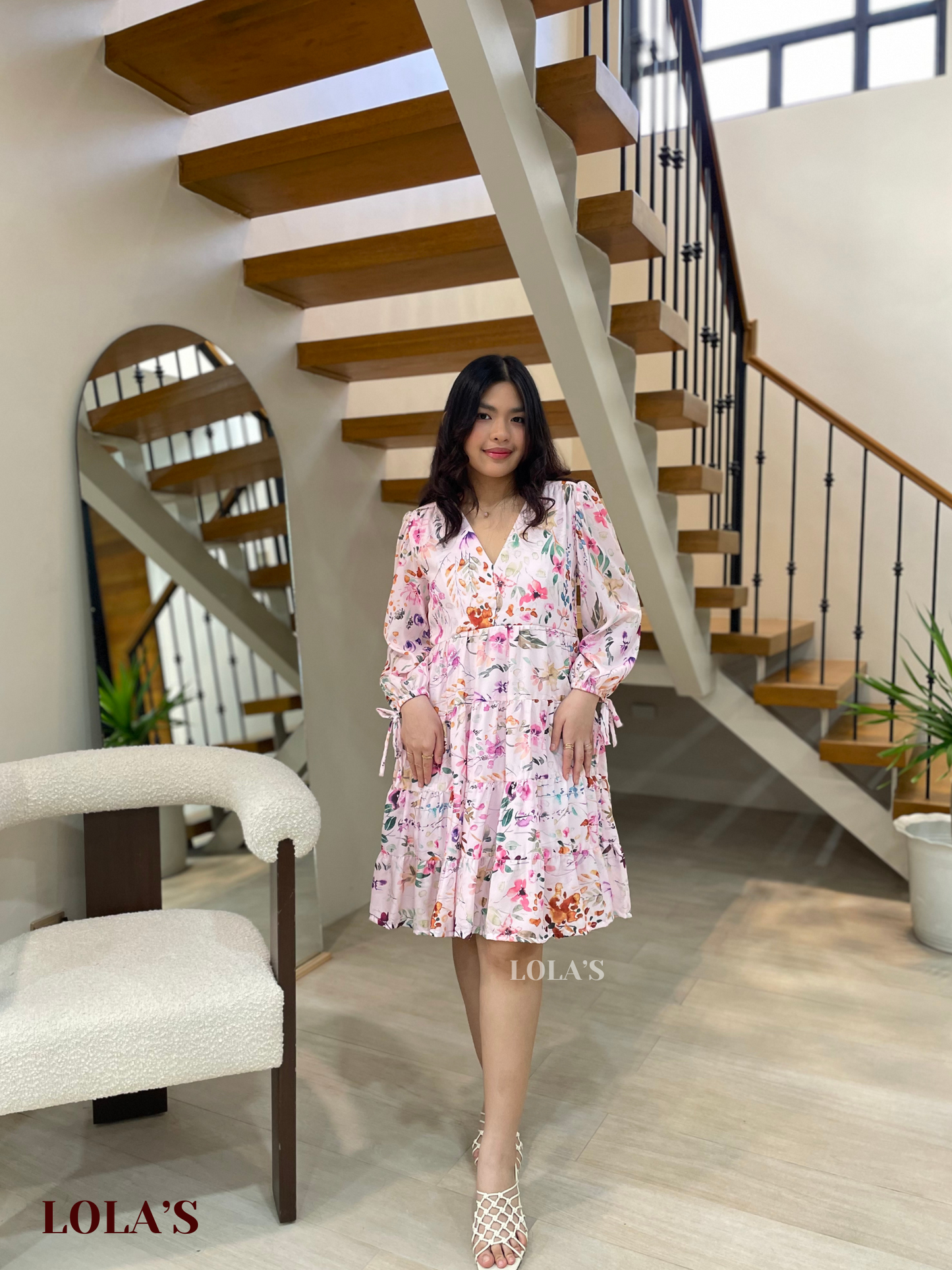 Diana Dress (Pastel Garden)