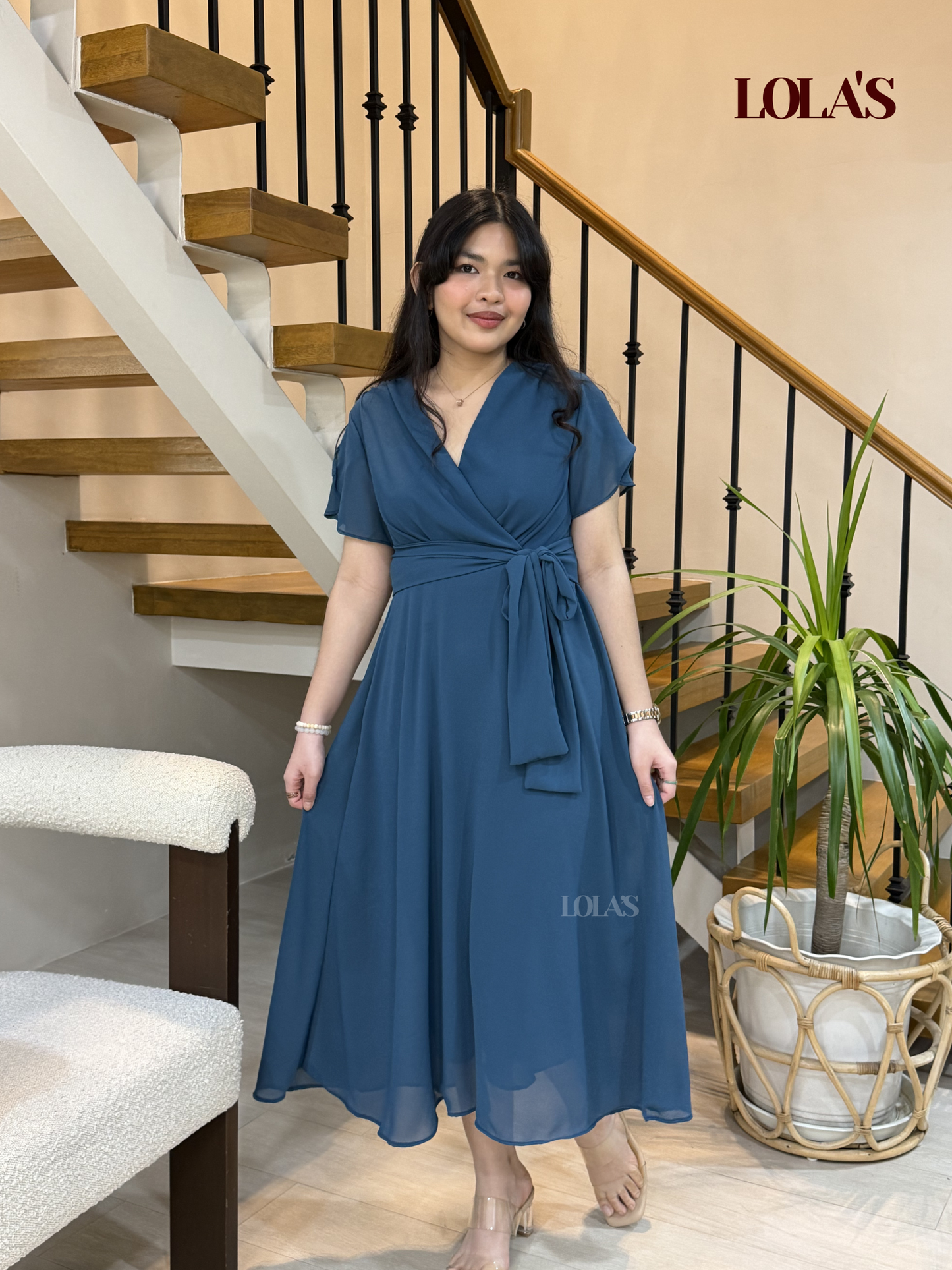 Glinda Dress (Blue Green)