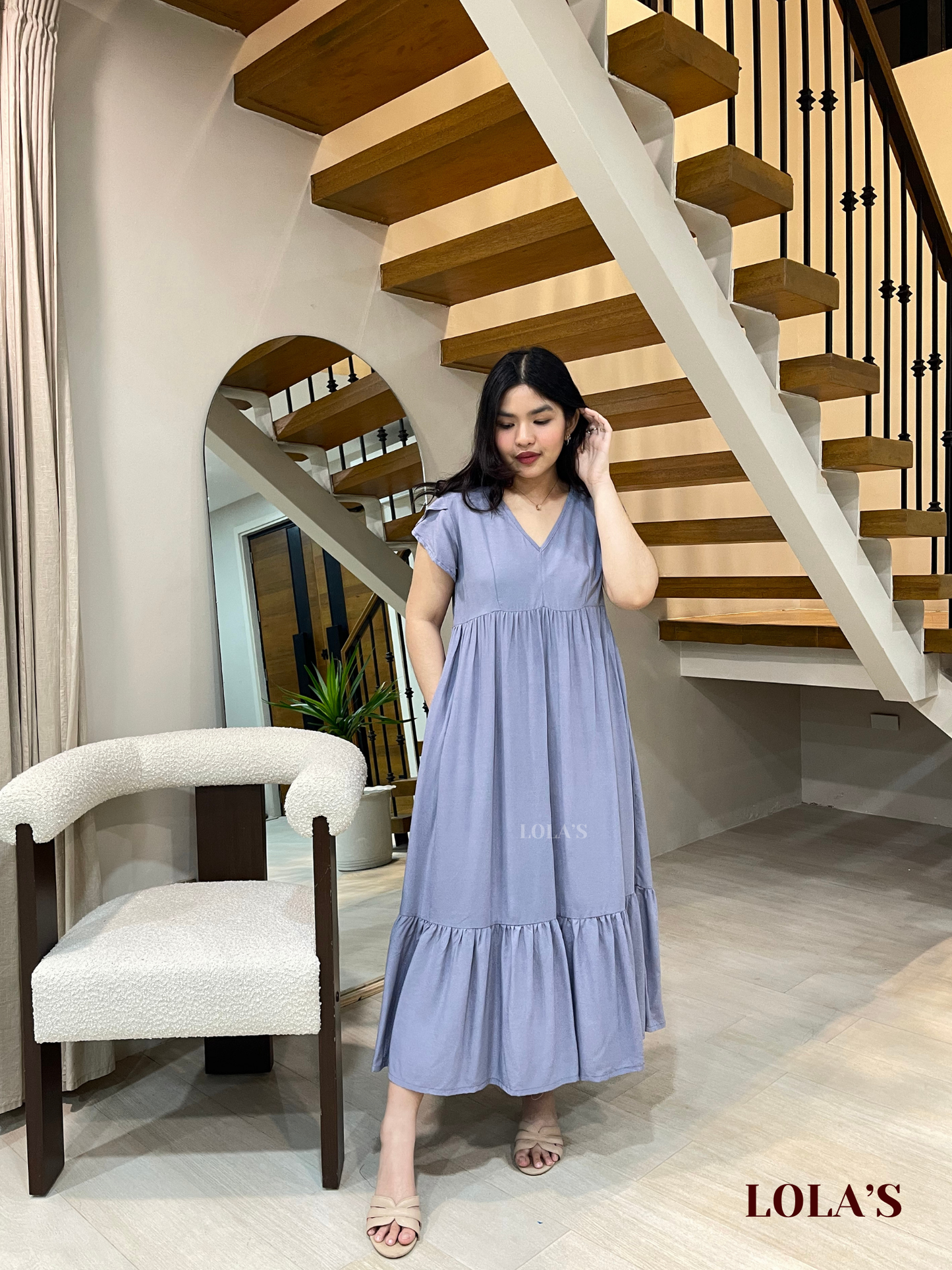 Jane Dress (Powder Blue)