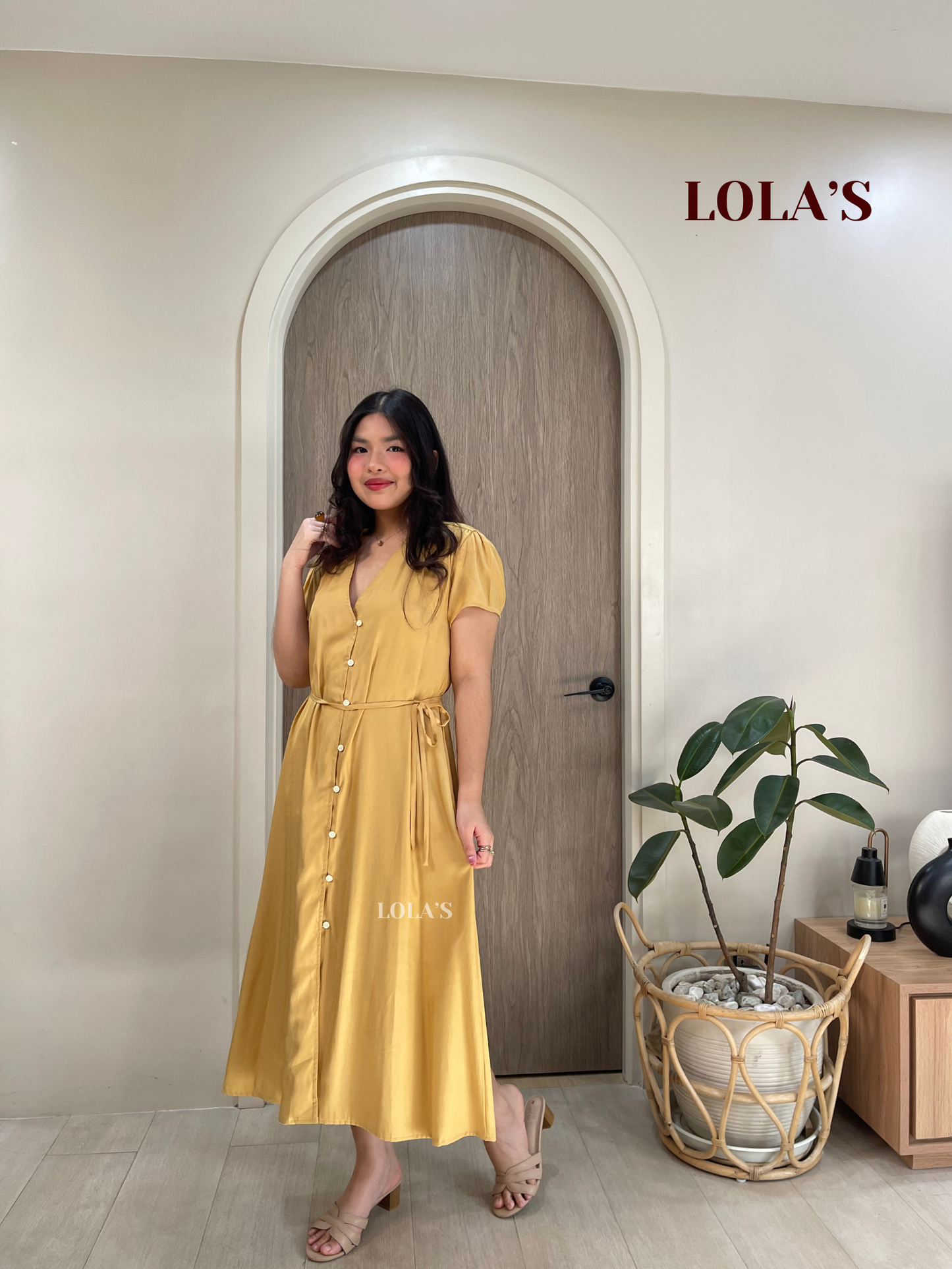 Kyle Dress (Mustard)