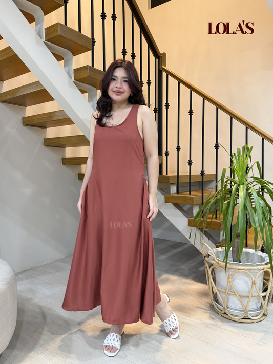 MIranda Dress (Brick)