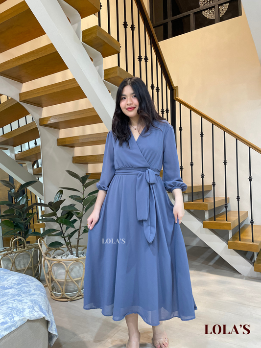 Paula Dress (Powder Blue)