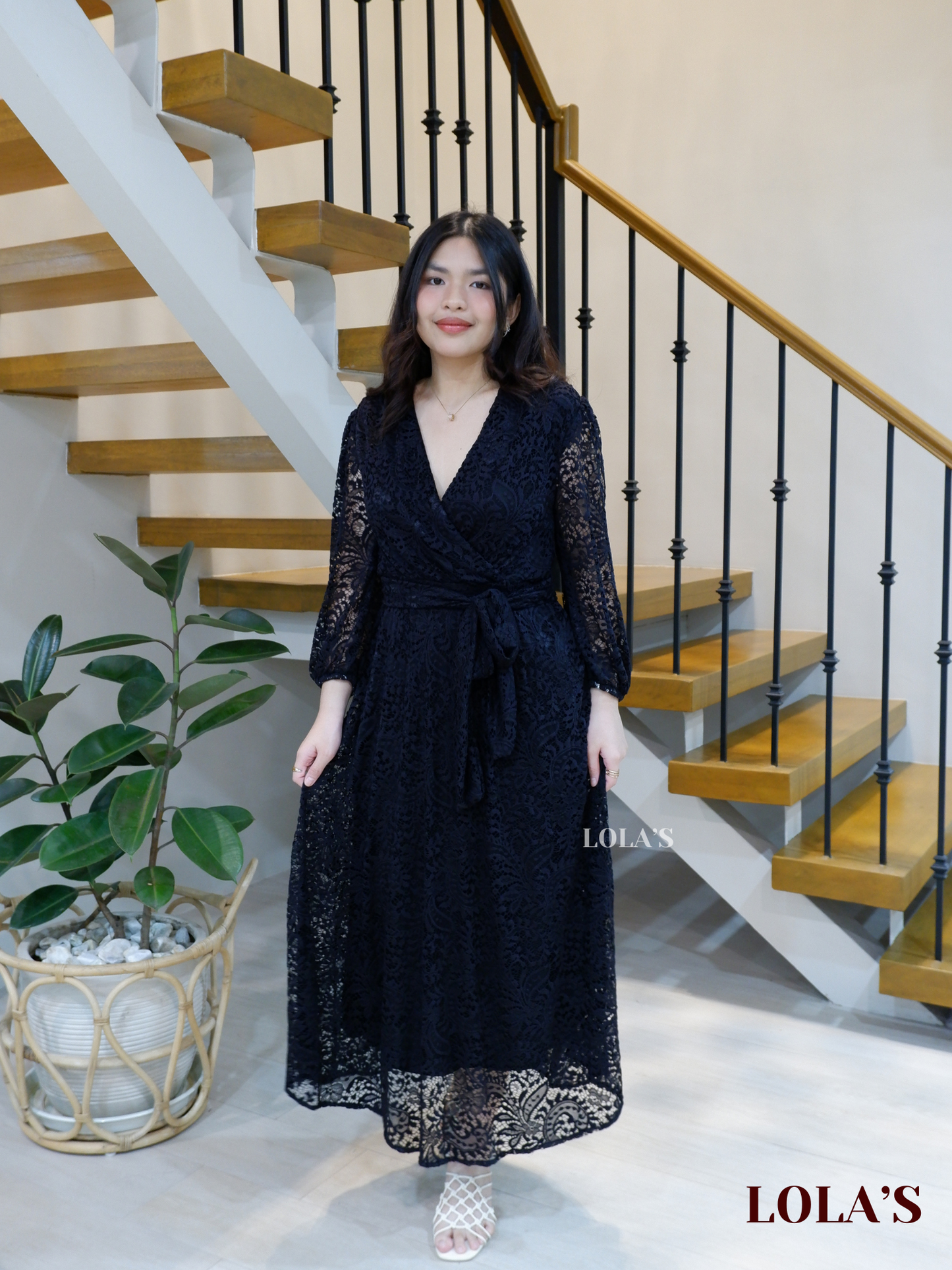 Paula Dress (Black Lace)