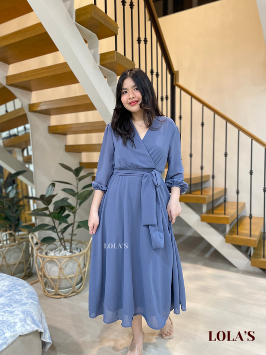 Paula Dress (Powder Blue)