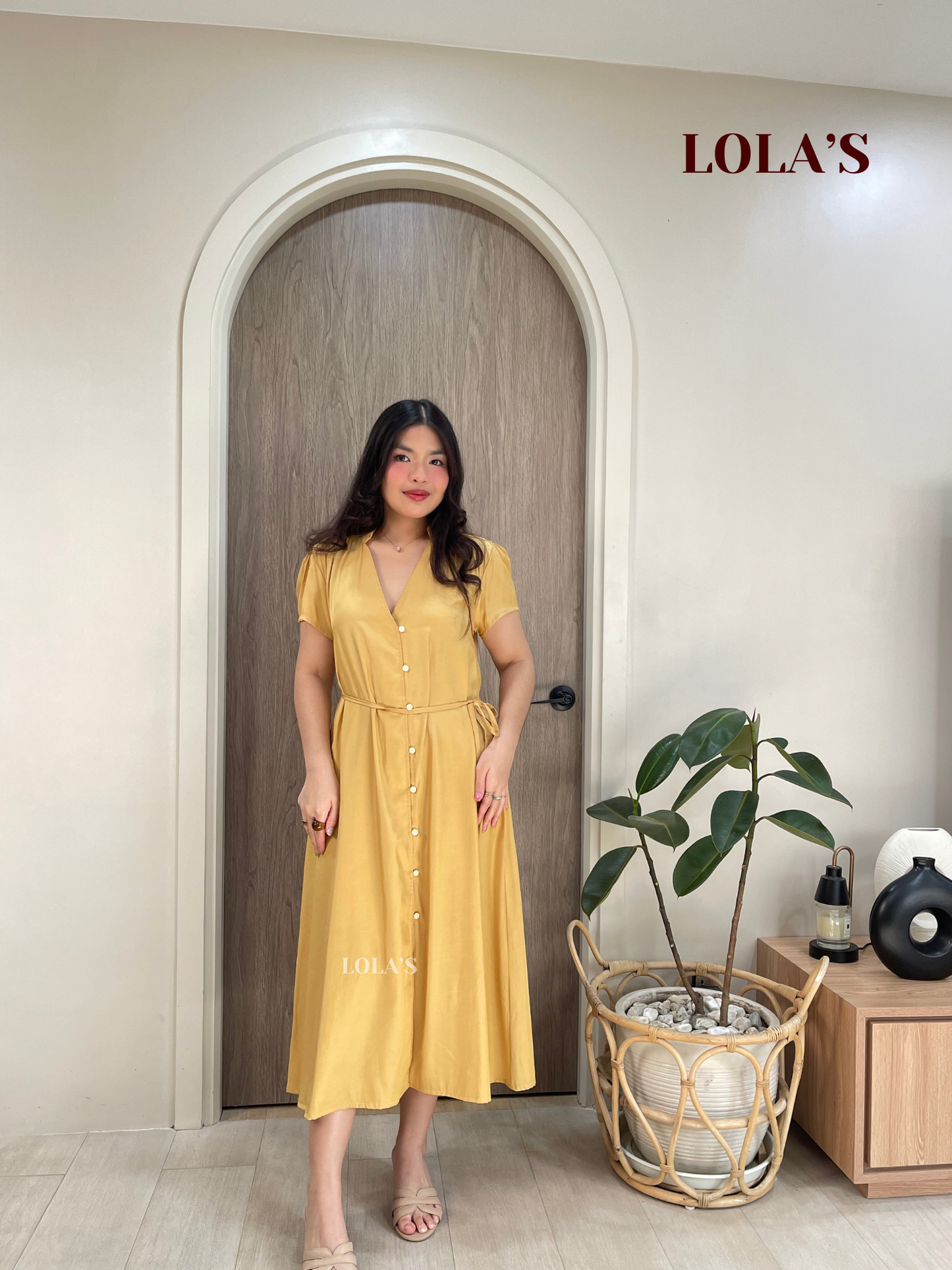 Kyle Dress (Mustard)