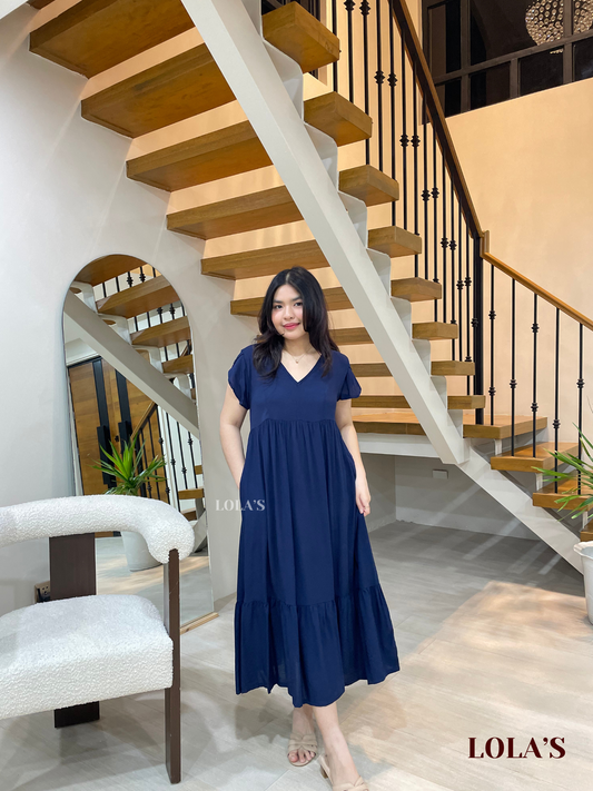Jane Dress (Navy Blue)