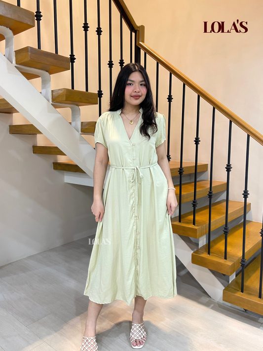 Kyle Dress (Melon Green)