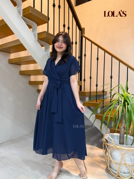 Glinda Dress (Navy Blue)