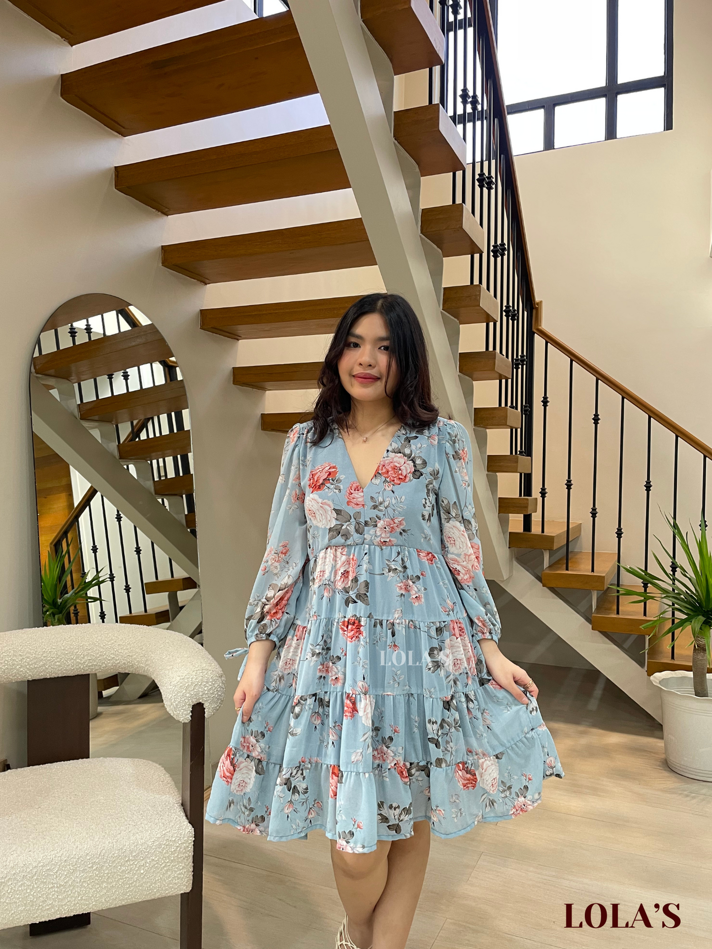 Diana Dress (Cool Garden)
