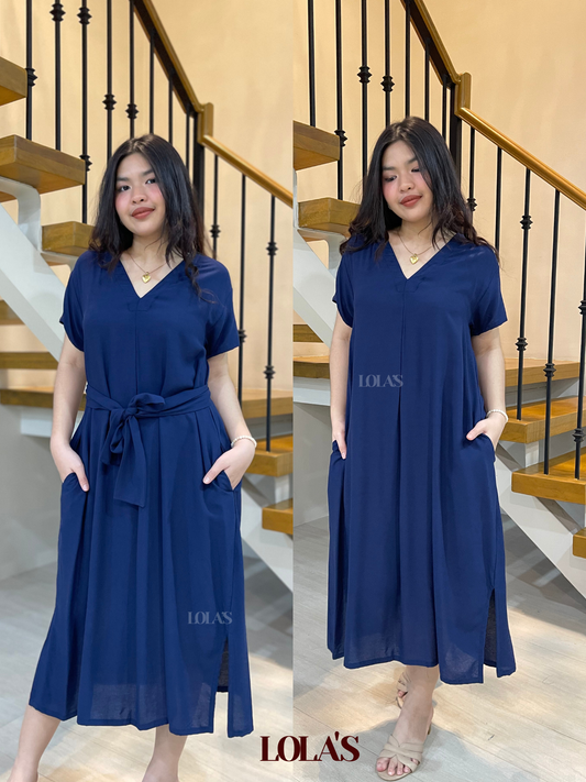 Tracy Dress (Navy Blue)