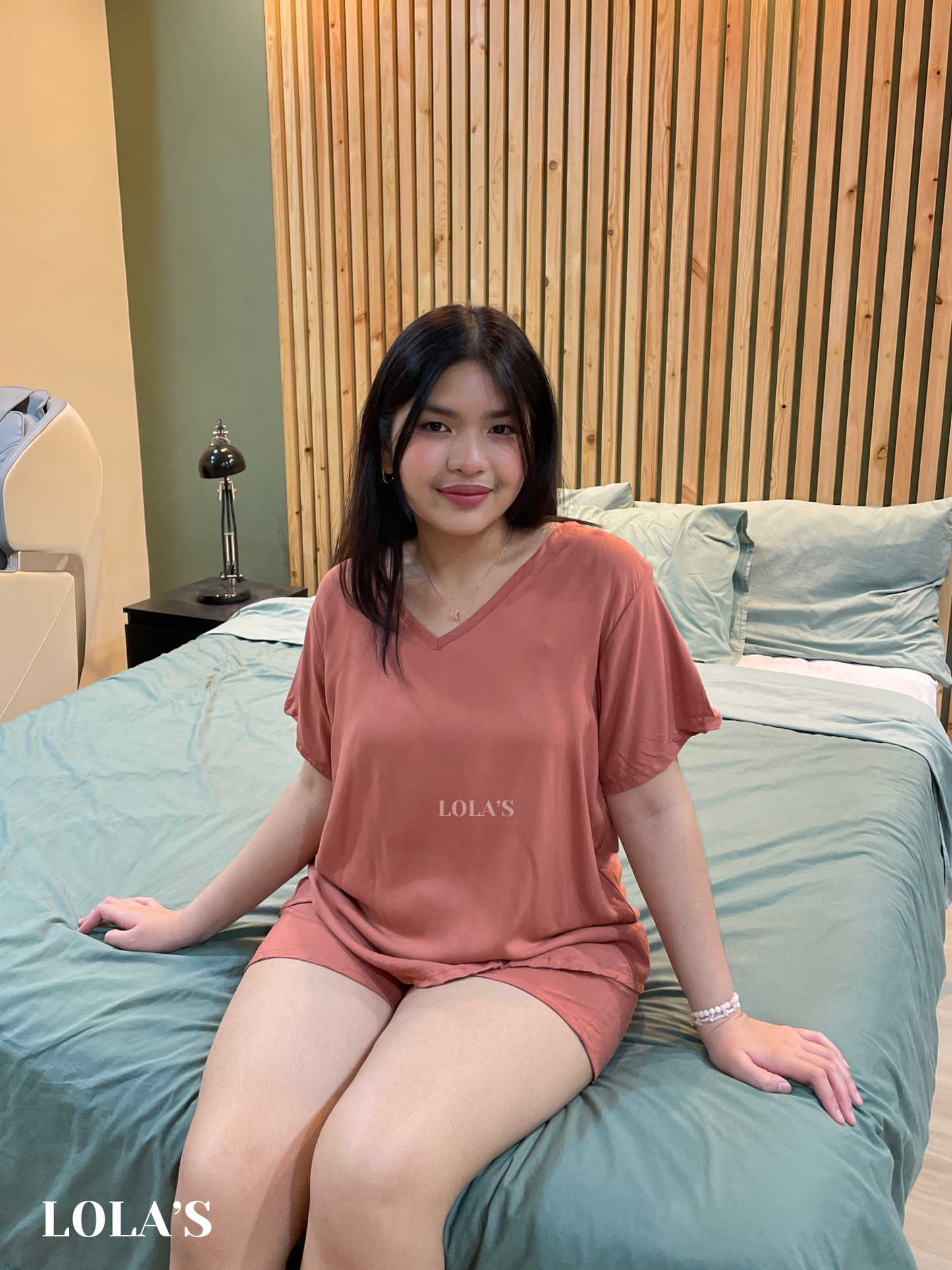 Terno | Loungewear Coordinates (Salmon Orange)