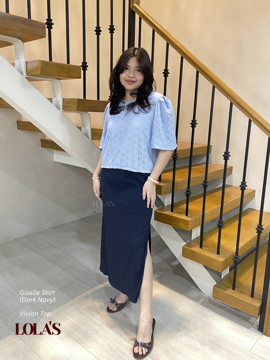 Giselle Skirt (Dark Navy)